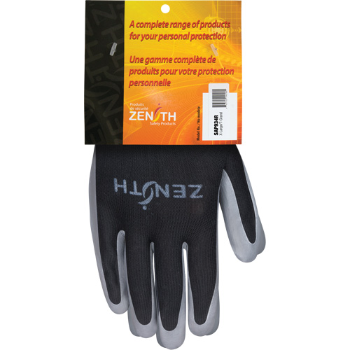 Gants enduits confortables de premi&egrave;re qualit&eacute;, 10/T-Grand, R&ecirc;vetement Nitrile, Calibre 13, Enveloppe en Polyester Groupe Belzile Dickner