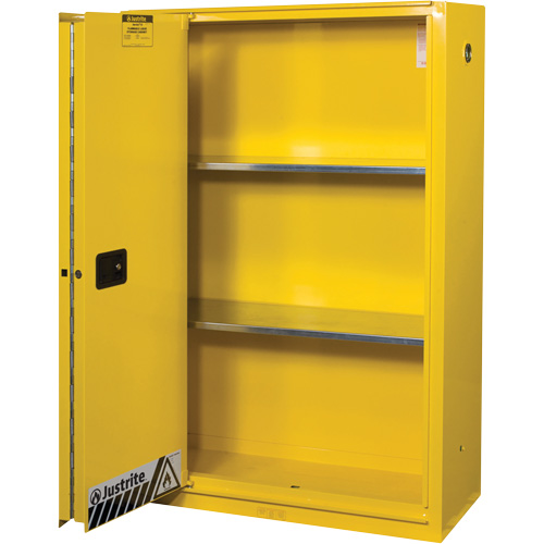 Sure-Grip&reg; Ex Flammable Storage Cabinets, 45 gal., 1 Door, 43" W x 65" H x 18" D Groupe Belzile Dickner