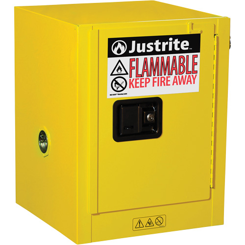 Armoire de s&eacute;curit&eacute; de comptoir pour produits inflammables EX Sure-Grip, 4 gal., 1 Porte(s), 17" La x 22" h x 17" p Groupe Belzile Dickner