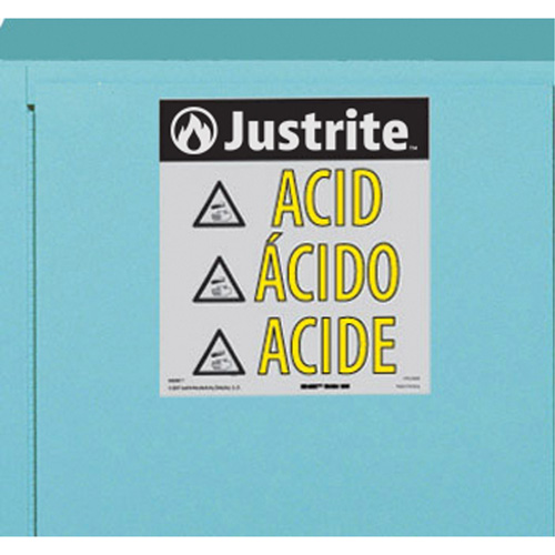 Armoires de s&eacute;curit&eacute; pour acides & produits corrosifs avec doublure ChemCor, 22 gal., 35" x 35" x 22" Groupe Belzile Dickner