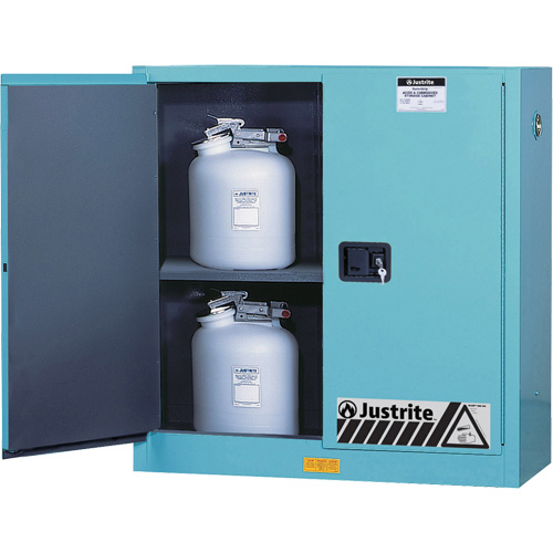 ChemCor&reg; Lined Acid/Corrosive Storage Cabinets, 30 gal., 43" x 44" x 18" Groupe Belzile Dickner