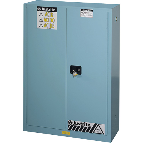 Armoires de s&eacute;curit&eacute; pour acides & produits corrosifs avec doublure ChemCor, 45 gal., 43" x 65" x 18" Groupe Belzile Dickner