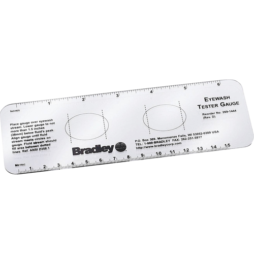 Manom&egrave;tres d'essai pour douche oculaire Groupe Belzile Dickner