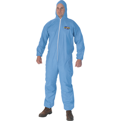 Kleenguard A65 Coveralls, Large, Blue, FR Treated Fabric Groupe Belzile Dickner