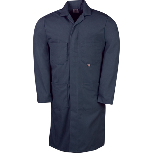 Lab Coats, Poly-Cotton, 40, Navy Blue Groupe Belzile Dickner