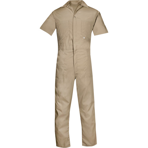 Short Sleeved Coveralls, Men's, Tan, Size 2X-Large (Tall) Groupe Belzile Dickner