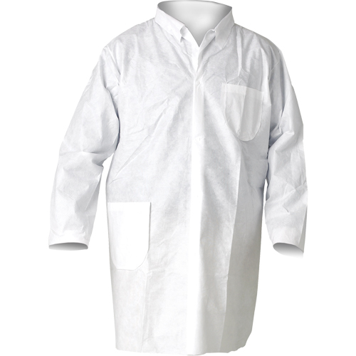 Sarraus de laboratoire KleenGuard A20, SMS, Blanc, Moyen Groupe Belzile Dickner