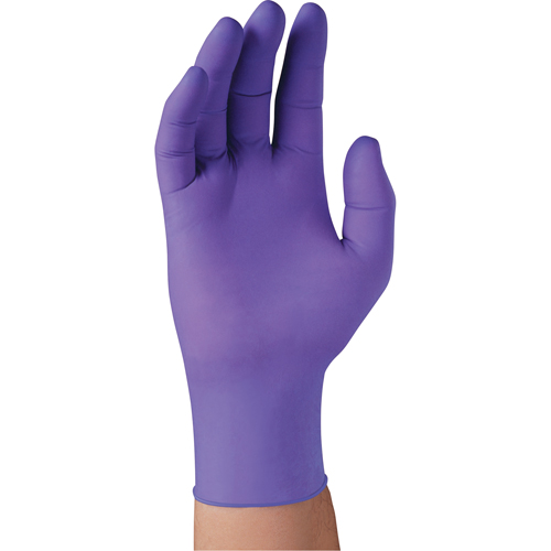 Gants d'examen Kimtech, T-Grand, Nitrile, 6 mils, Sans poudre, Mauve, Classe 2 Groupe Belzile Dickner