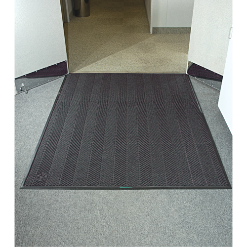 Tapis Waterhog Eco Elite, Essuie-pieds/grattoir, 4' x 6' x 3/8", Cendre grise Groupe Belzile Dickner
