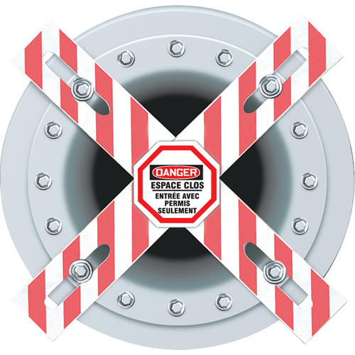 Barri&egrave;re Danger Man-Way Cross Groupe Belzile Dickner