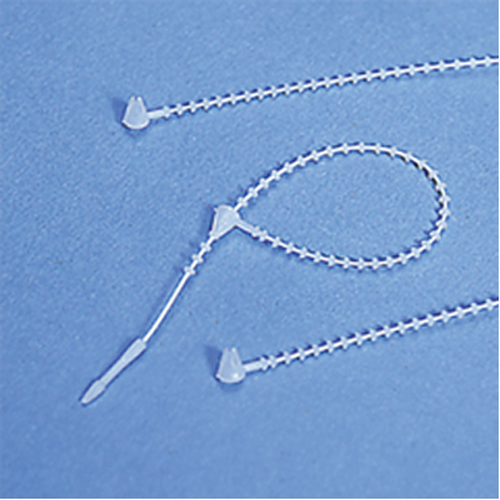 Options de finition pour &eacute;tiquettes - attaches en billes de nylon Groupe Belzile Dickner
