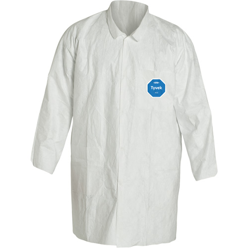 Lab Coat, Tyvek&reg; 400, White, Small Groupe Belzile Dickner