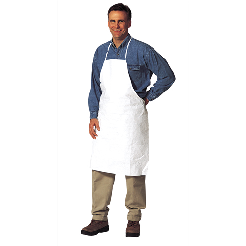 Apron, Tyvek&reg; 400, White, 28" W x 36" L Groupe Belzile Dickner