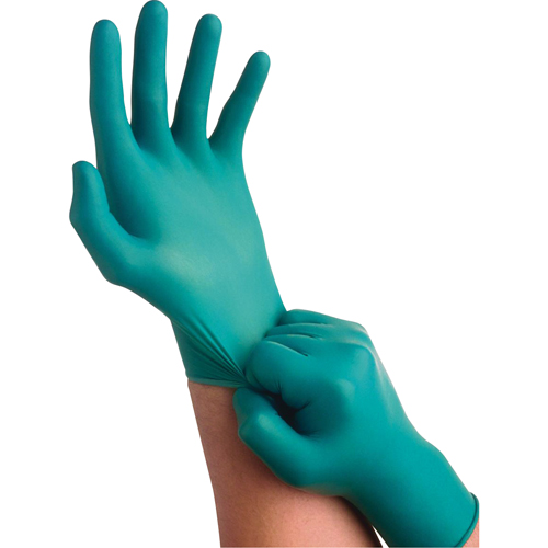 Gants TouchNTuff 92-600, T-Grand, Nitrile, 5 mils, Sans poudre, Vert Groupe Belzile Dickner