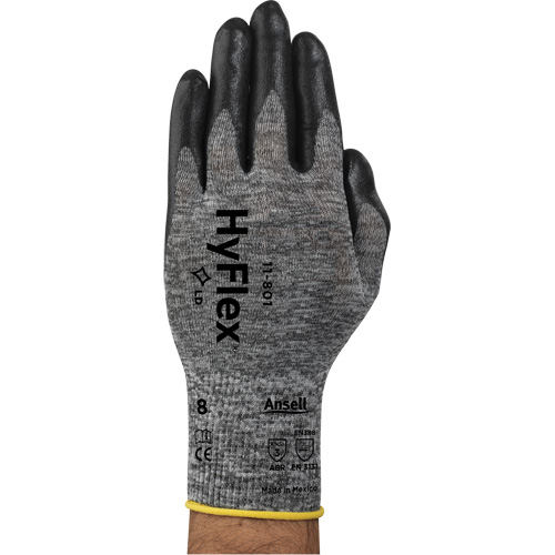 Gants Hyflex 11-801, 7/Petit, R&ecirc;vetement Mousse de nitrile, Calibre 15, Enveloppe en Nylon Groupe Belzile Dickner