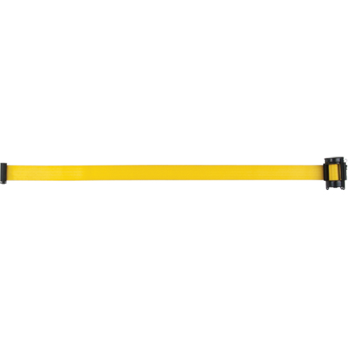 Tape Cassette for Build-Your-Own Crowd Control Barriers, 12', Yellow Tape Groupe Belzile Dickner