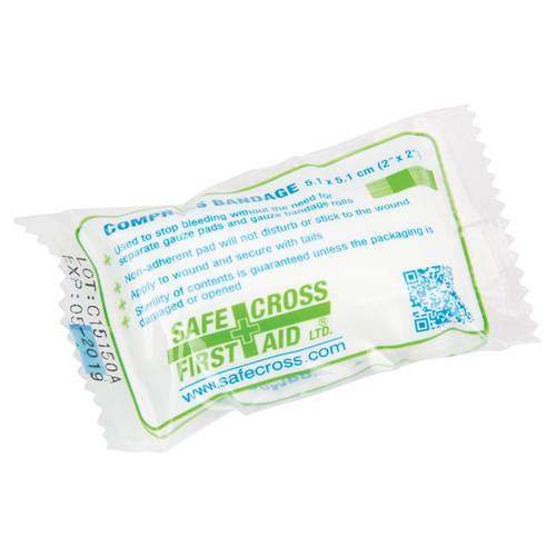 Compress (Pressure) Bandages - Sterile, 2" L x 2" W Groupe Belzile Dickner