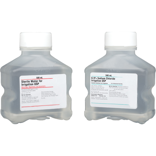 Solution d'irrigation- Chlorure de sodium 0,9 % (Saline), Liquide, Antiseptique Groupe Belzile Dickner