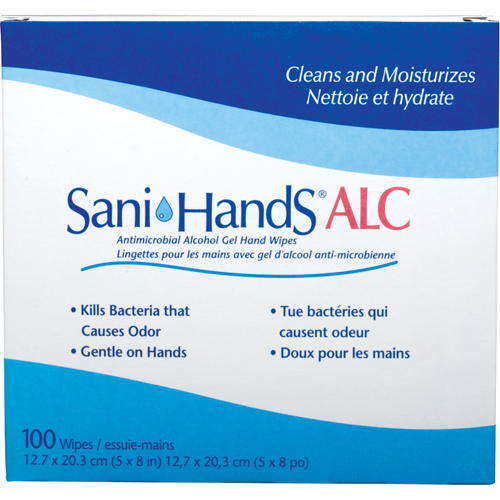 Sani-Hands&reg; ALC Antimicrobial Hand Wipes, Packet Groupe Belzile Dickner