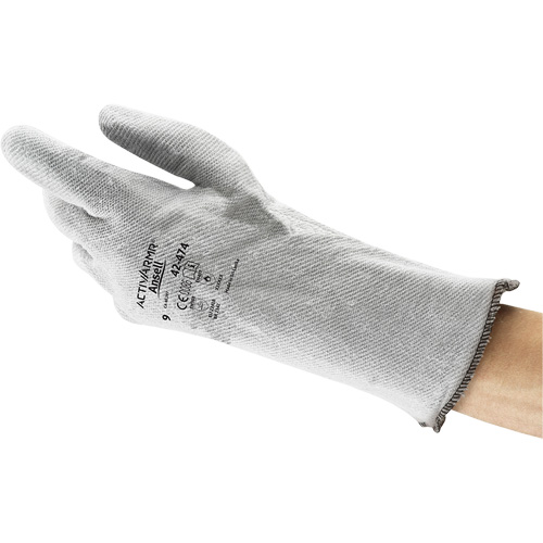 Gants souples Crusader 42-474, Nitrile, T-Grand, Prot&egrave;ge jusqu'&agrave; 400° F (204° C) Groupe Belzile Dickner
