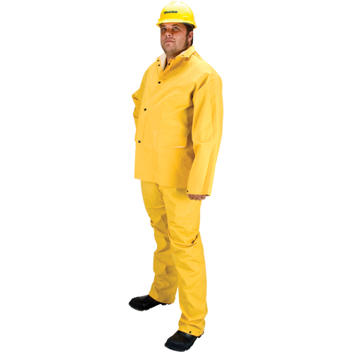 V&ecirc;tement imperm&eacute;able r&eacute;sistant aux flammes RZ600, Grand, Jaune Groupe Belzile Dickner