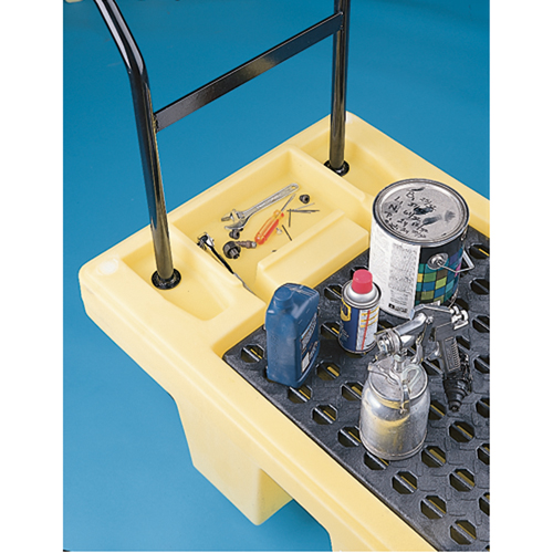 Poly-Spillcart Cart, 66.5" L x 29" W x 43.9" H, 57 US gal. Spill Cap. Groupe Belzile Dickner