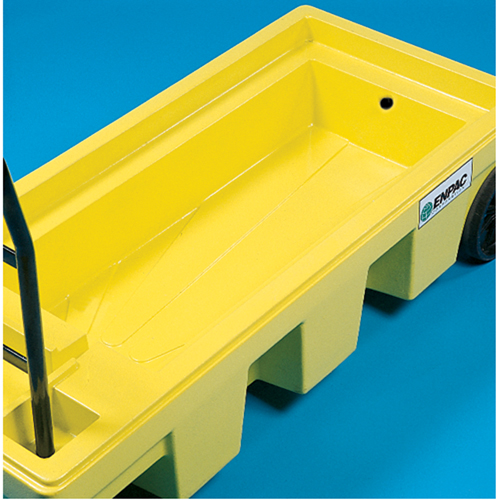 Poly-Spillcart Cart, 66.5" L x 29" W x 43.9" H, 57 US gal. Spill Cap. Groupe Belzile Dickner
