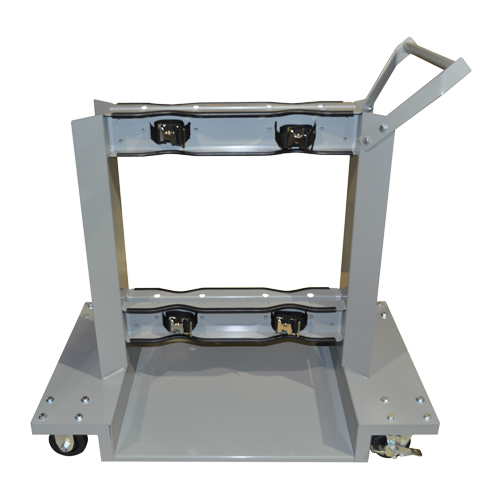 Mobile Cylinder Supports, Polyolefin Wheels, 24" W x 40" L Base, 1600 lbs. Groupe Belzile Dickner