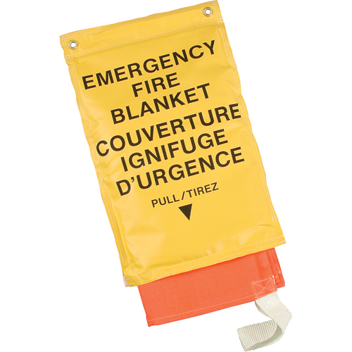 Emergency Fire Blankets, Fibreglass, 72"L x 72"W Groupe Belzile Dickner