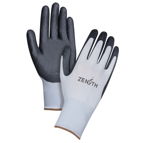 Gants l&eacute;gers enduits et respirants, 9/Grand, R&ecirc;vetement Mousse de nitrile, Calibre 13, Enveloppe en Polyester Groupe Belzile Dickner