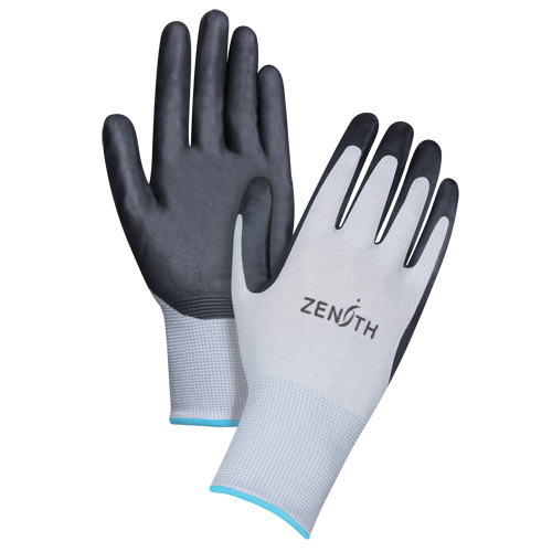Gants l&eacute;gers enduits et respirants, 10/T-Grand, R&ecirc;vetement Mousse de nitrile, Calibre 13, Enveloppe en Polyester Groupe Belzile Dickner