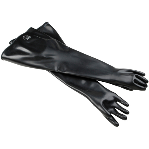 Ambidextrous Glove, Size X-Large/10, 32" L, Butyl Rubber, 30-mil Groupe Belzile Dickner