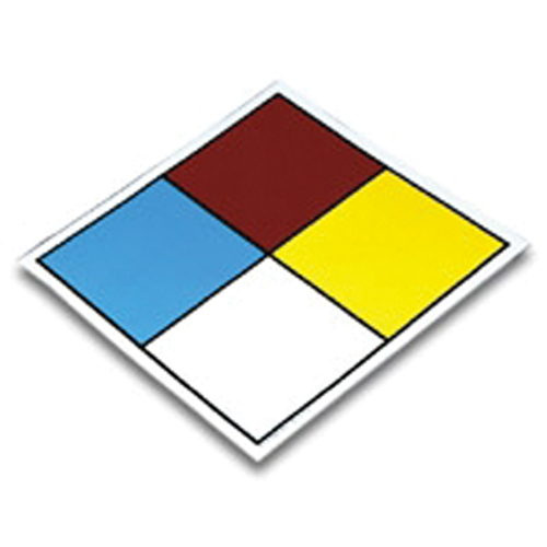 Plaque-&eacute;tiquette de s&eacute;curit&eacute; de la NFPA, vierge, Vinyle Groupe Belzile Dickner