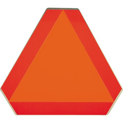 Panneaux de signalisation pour v&eacute;hicules lents, Aluminium, 16" la x 16" h Groupe Belzile Dickner