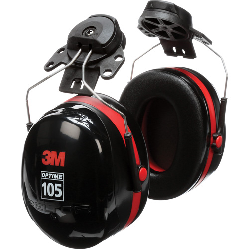Peltor Optime 105 Series Earmuffs, Cap Mount, 27 NRR dB Groupe Belzile Dickner