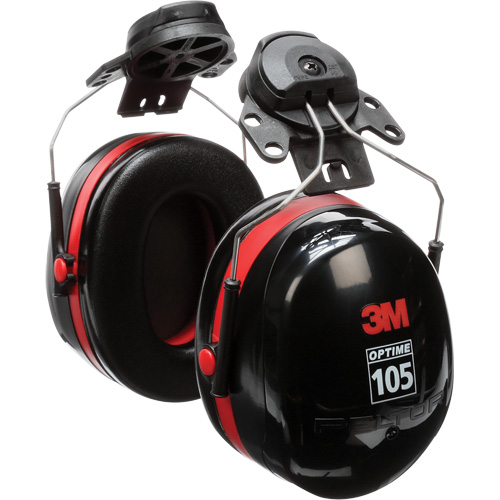 Peltor Optime 105 Series Earmuffs, Cap Mount, 27 NRR dB Groupe Belzile Dickner