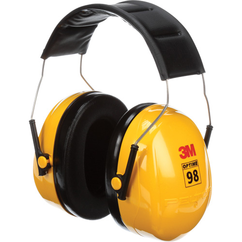 Peltor Optime 98 Series Earmuffs, Headband, 25 NRR dB Groupe Belzile Dickner