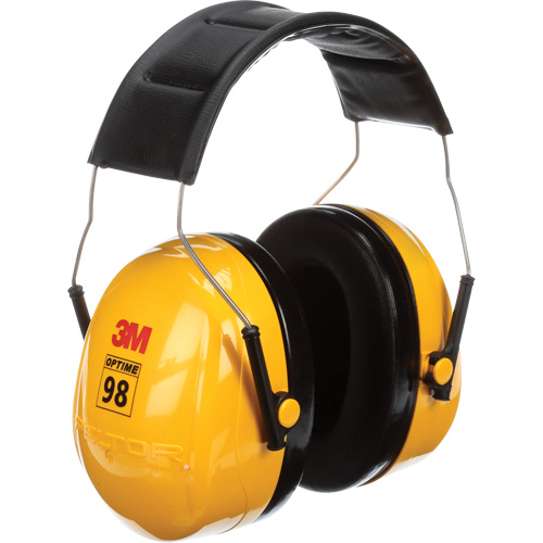 Peltor Optime 98 Series Earmuffs, Headband, 25 NRR dB Groupe Belzile Dickner