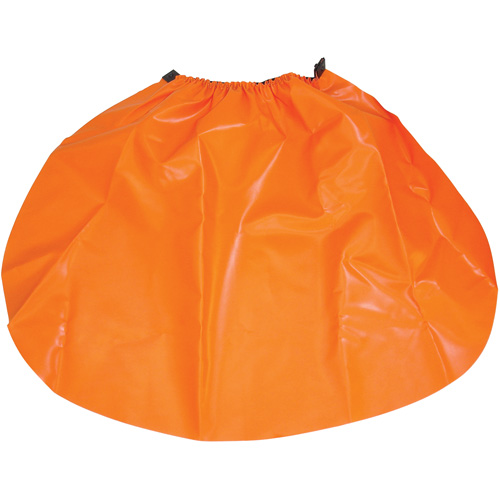 Hard Hat Rain Shield, One Size, Orange, Nylon/PVC Groupe Belzile Dickner