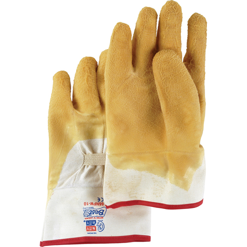Gants enduits Nitty Gritty, 10/Grand, R&ecirc;vetement Latex de caoutchouc, Enveloppe en Coton Groupe Belzile Dickner