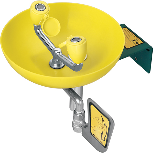 Eyewash Station, Wall-Mount Installation, Plastic Bowl Groupe Belzile Dickner