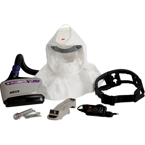 Trousse Easy-Clean pour APR motoris&eacute; TR-600 de Versaflo, Capuchon & visi&egrave;re, Pile Lithium-ion Groupe Belzile Dickner