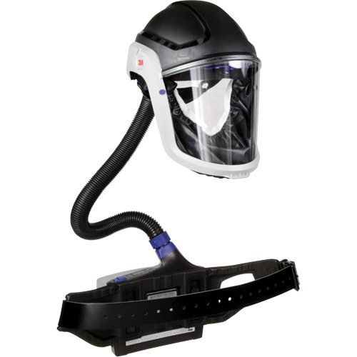 Trousse industrielle lourde pour APR motoris&eacute; TR-600 de Versaflo, Capuchon & visi&egrave;re, Pile Lithium-ion Groupe Belzile Dickner
