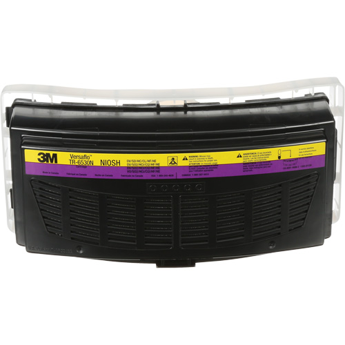 Cartouche pour appareils de protection respiratoire (APR) &agrave; &eacute;puration d'air motoris&eacute; Versaflo, Gaz acide/Vapeur organique, Paquet de 1 Groupe Belzile Dickner