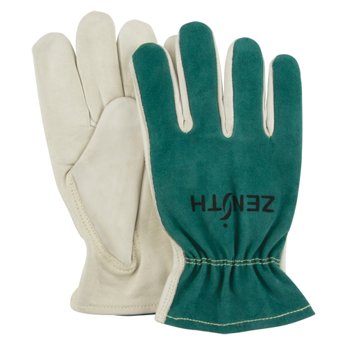 Driver's Gloves, Medium, Grain Cowhide Palm Groupe Belzile Dickner