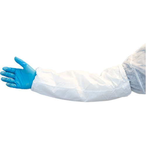 Lightweight Sleeves, 18" long, Vinyl, White Groupe Belzile Dickner