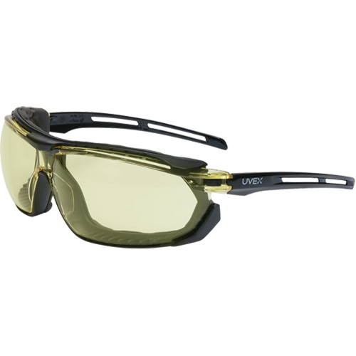 Lunettes de s&eacute;curit&eacute; &eacute;tanches Uvex Tirade, Lentille Ambr&eacute;e, Antibu&eacute;e, ANSI Z87+/R&eacute;pond ou surpasse la norme CSA Z94.3 Groupe Belzile Dickner