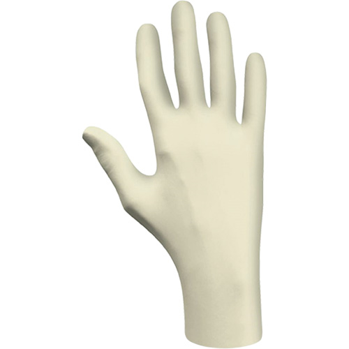 Gants jetables, Grand, Latex, 3 mils, Sans poudre, Naturel, Classe 2 Groupe Belzile Dickner