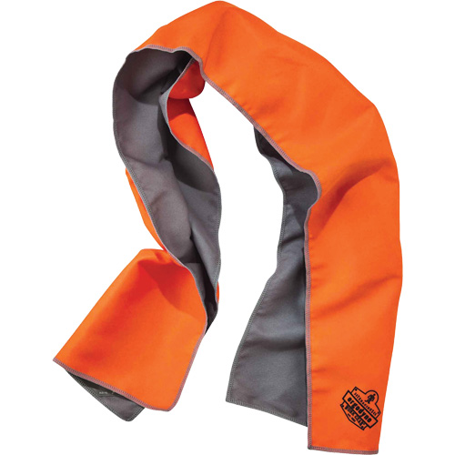 Chill-Its&reg; 6602MF Microfiber Cooling Towel, Hi-Vis Orange Groupe Belzile Dickner