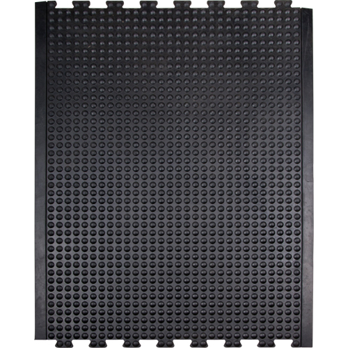 Anti-Fatigue Dome Matting, Bubbled, 3' x 4' x 1/2", Black, Rubber Groupe Belzile Dickner
